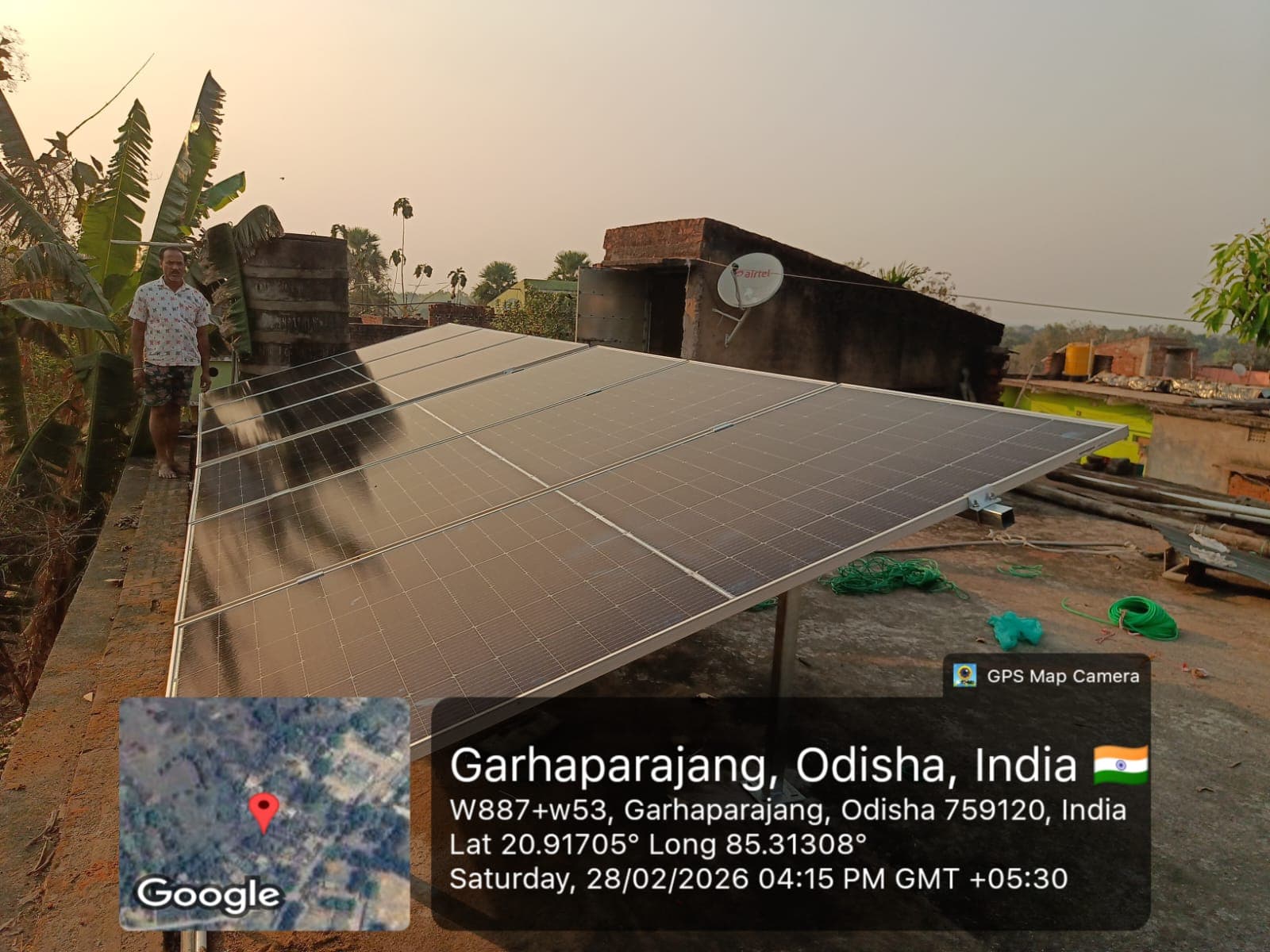 Residential Rooftop — Garhaparajang, Odisha